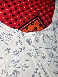 Cute Floral Print Sports Bra