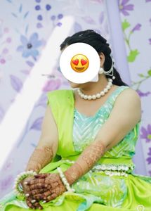 Stunning Green Sequined Lehenga Choli