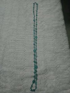 Teal Beaded Necklace