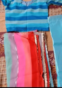 Girls Saree - Vibrant and Stylish