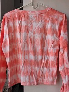 Cute Tie-Dye Long Sleeve Top