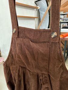 Brown Corduroy Jumpsuit