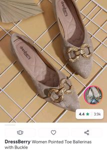 DressBerry Women's Pointed Toe Ballerinas