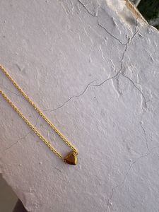 double sided Heart Pendant Necklace