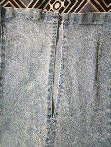 Denim Pencil Skirt