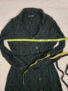 zara Chic Snake Print dress fits S/M