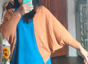 Cozy Brown Knit Cardigan