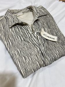 Deverge Striped Shirt - New with Tags