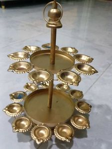 Brass Diya Stand- last pic is back photo