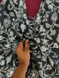 Floral Print mini Kurti