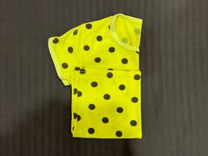 Bright Yellow Polka Dot T-Shirt