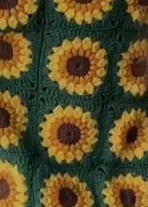 Handmade Sunflower Cardigan
