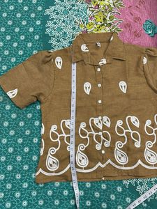 Embroidered Cotton Shirt for women