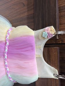 Pastel Rainbow Tulle Dress