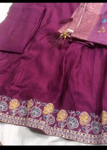 Elegant Purple Kurta Set with Dupatta