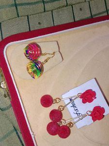 Funky Drop Earrings - Set of 3!