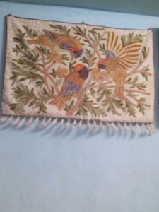 Handmade Bird Embroidery Wall Hanging | Premium De