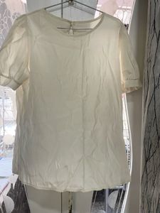 Cream Puff Sleeve Top