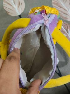 Cute Purple &amp; Yellow Kids' Bag