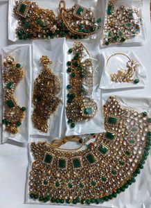 Gold Plated Kundan Dulhan Bridal Jwellery