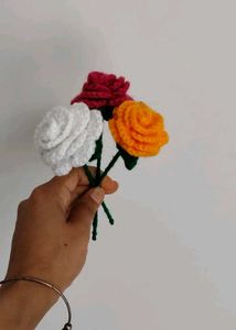 Handmade Crochet Roses