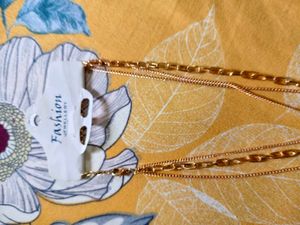 Layered Lock Pendant Necklace