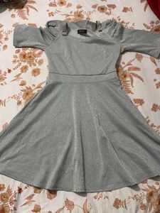 Brown Sequin Collar Sweater