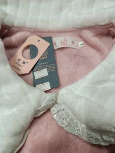 Cozy Pink Fluffy Nightdress
