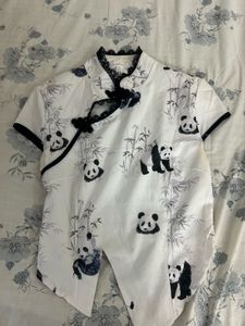 Cute Panda Print top