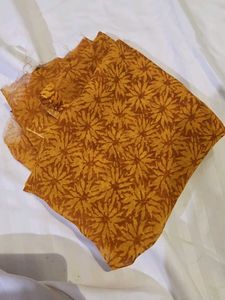Floral Print  Pure Georgette Blouse Piece