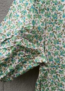 Cute Floral Print Midi Dress