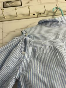 Striped Shirt Dress