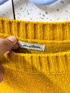 Mustard Yellow Knit Sweater