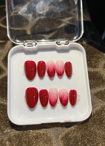 Red Ombre Press-On Nails