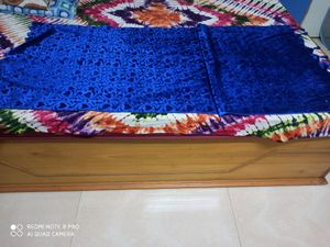 Royal Blue Lace Fabric