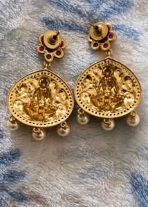 Exquisite Lakshmi Jhumka Earrings