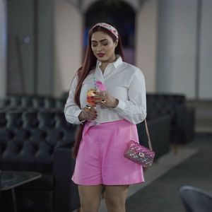Cotton Shorts with Belt