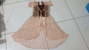 Elegant Party Dress with Shrug