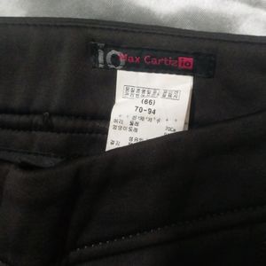 Imported Warm Jeggings With Velvet Detailing