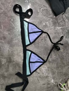 Stylish Color Block Bikini Top