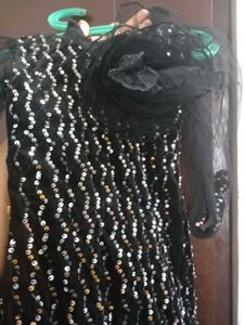 Sparkling Black Party Dress