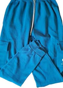 Teal Cargo Joggers