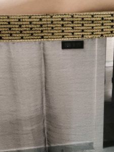 Elegant Black Saree with Gold Border