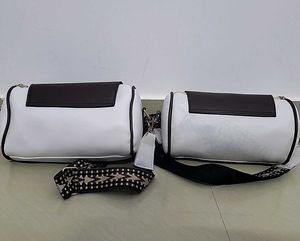 Stylish White &amp; Black Crossbody Bag