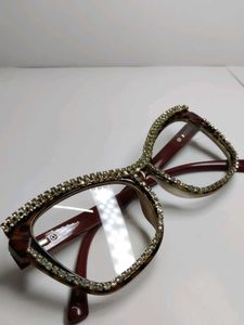 Sparkling Cat-Eye Glasses