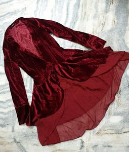 🍷Elegant Wine Velvet Style Shrug