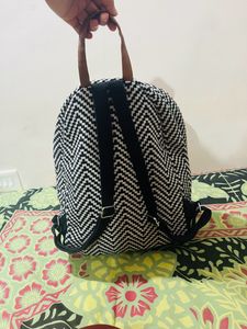 Black And White Backpack