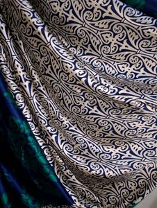 Art Silk Saree Floral Print With Blouse