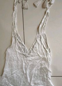 White Embroidered Sundress