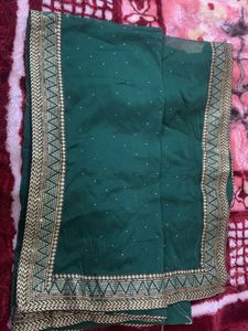 Emerald Green Embroidered set